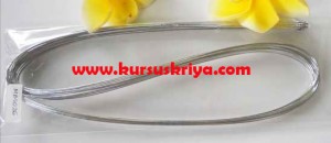 kawat bunga stocking warna silver (Mbs026)