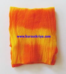 stocking dua warna orange yellow