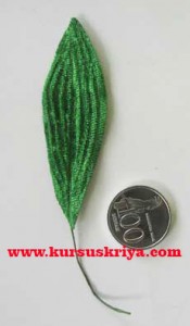 Daun imitasi, daun anggrek beludru (Mbs035)