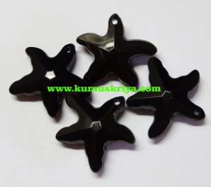 Liontin Bintang Laut Hitam (BAW0247)